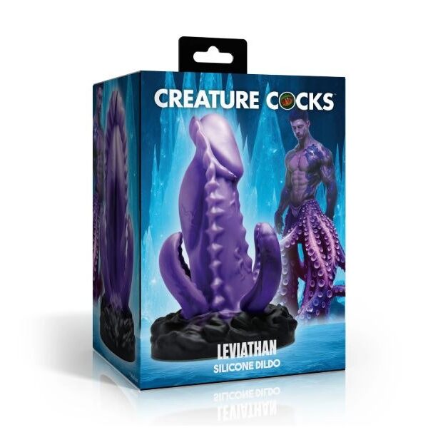 Leviathan kraken dildo in its Creature Cocks retail box