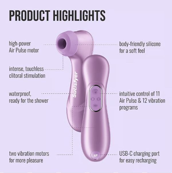 Satisfyer Pro 2 Generation 4 product highlights