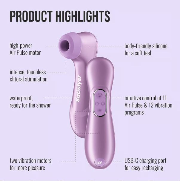 Satisfyer Pro 2 Generation 4 product highlights