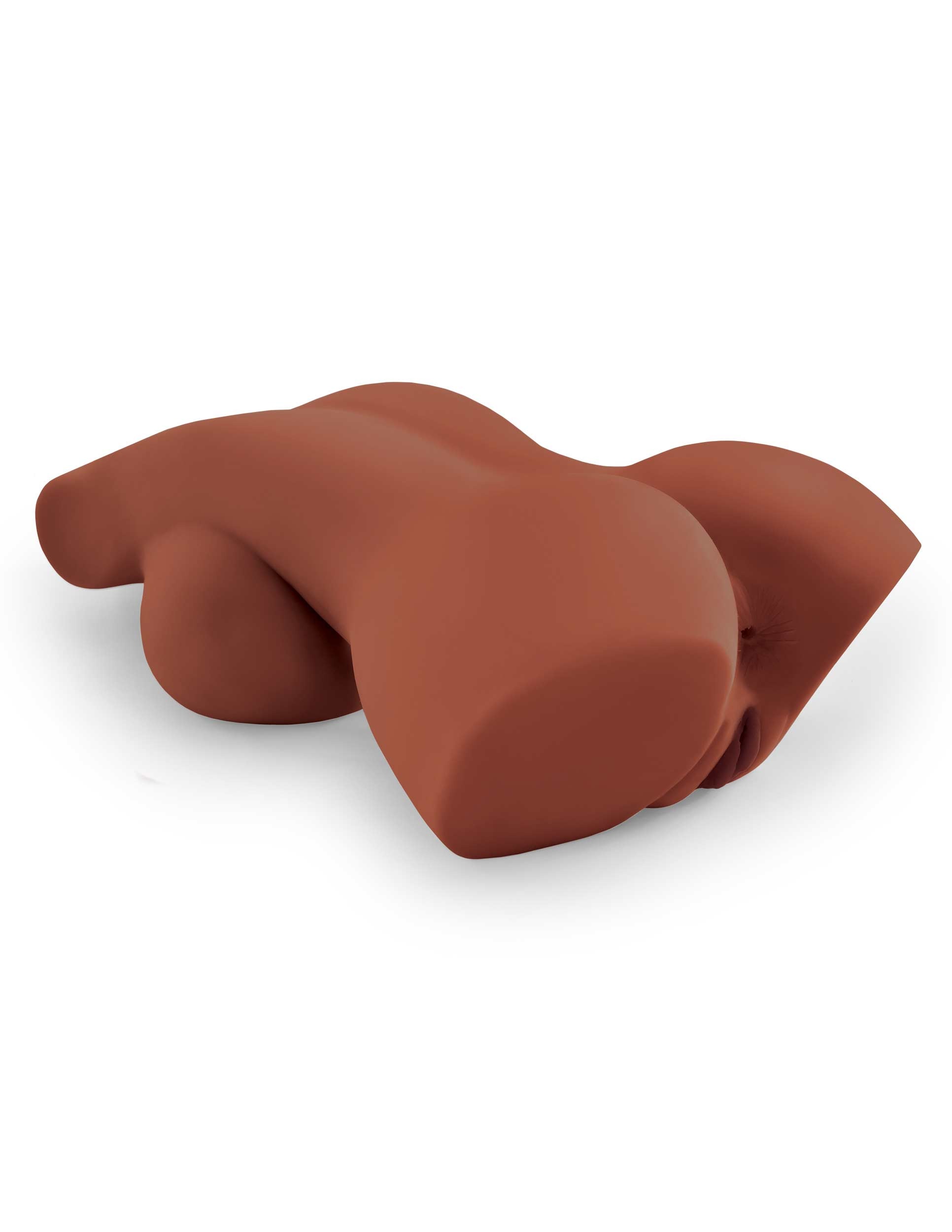 Brown Perfect 10 torso face-down showing the rear and anal opening