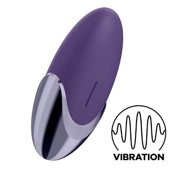 Satisfyer Purple Pleasure lay-on vibrator in purple