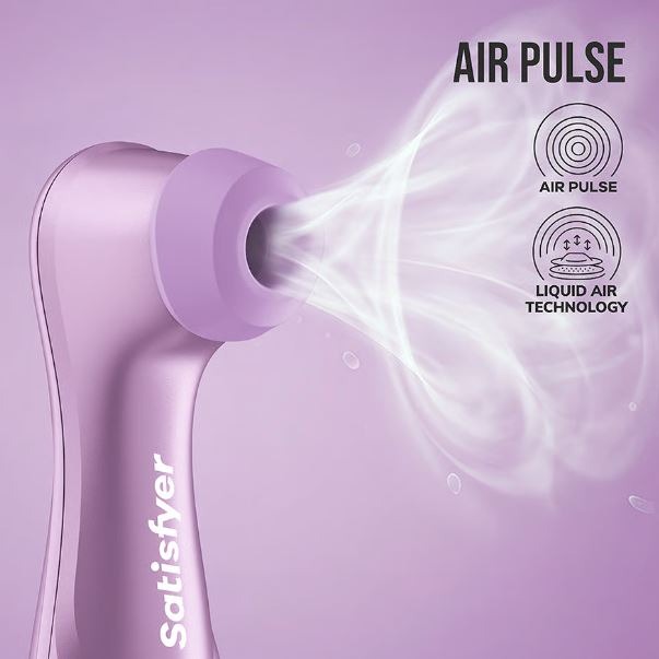 Satisfyer Pro 2 Generation 4 air-pulse technology graphic