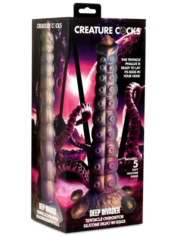 Deep Invader tentacle ovipositor in its Creature Cocks retail box