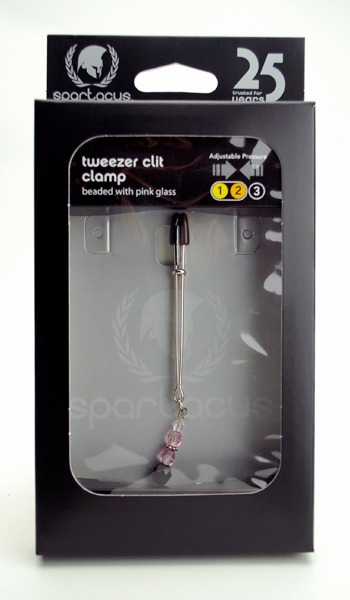 Spartacus tweezer clit clamp in its retail box