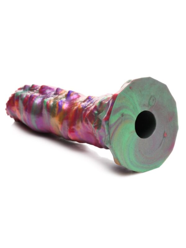 Larva ovipositor dildo base showing the opening of the hollow egg tunnel