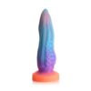 Creature Cocks Tenta-Cock tentacle dildo standing upright with rows of suckers along one side