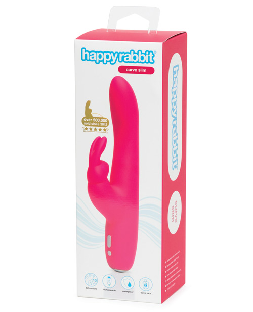 Happy Rabbit Slimline Curve Rechargeable Vibrator box