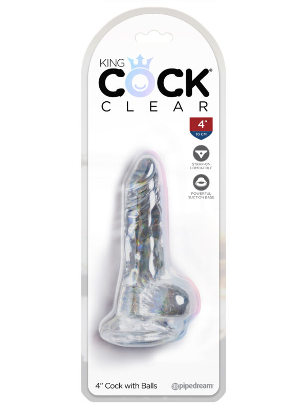 King Cock Clear In Cock W/ Balls