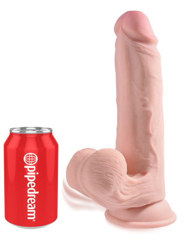 King Cock Triple Density Plus Cock W/ Swinging Balls
