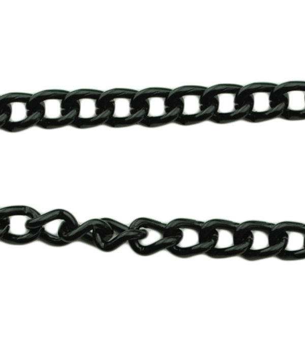 Black Tweezer Clamp W/link Chain- spicygear.com