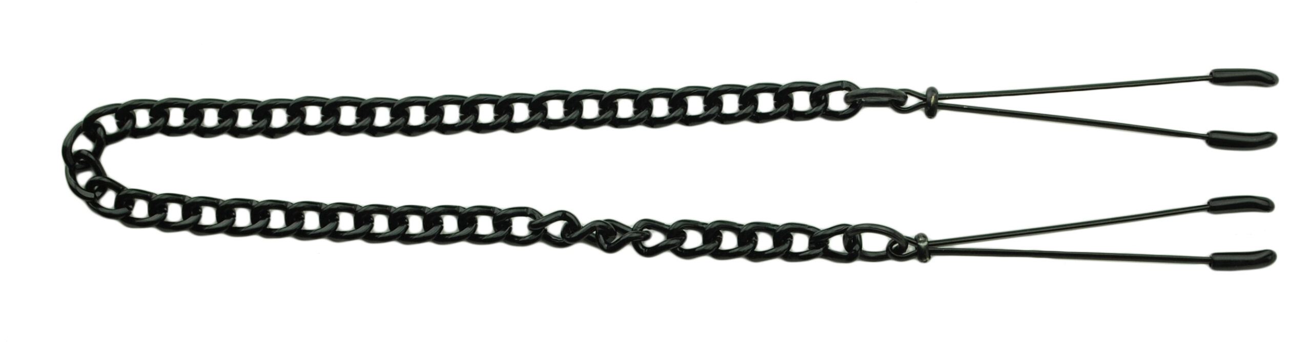 Black Tweezer Clamp W/link Chain- spicygear.com