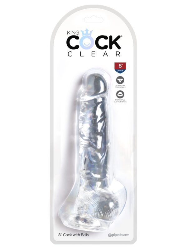 King Cock Clear In Cock W/ Balls