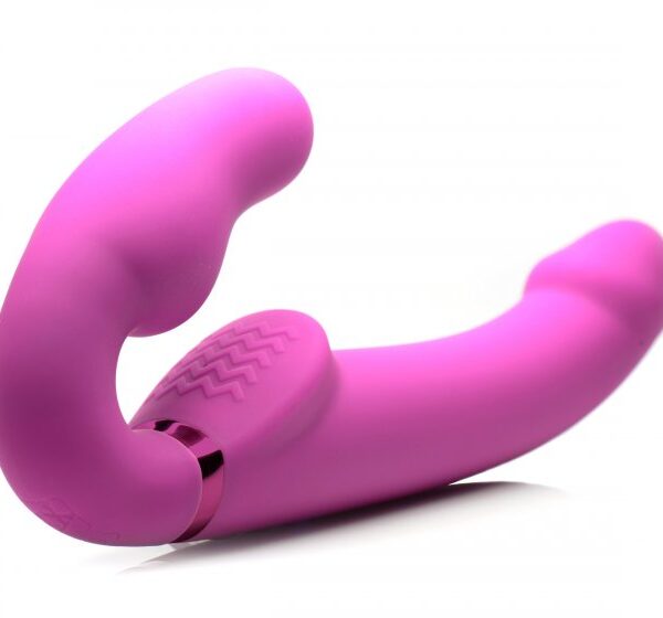 Strap U 10x Evoke Ergo-fit Inflatable & Vibrating Strapless Strap-on | spicygear.com
