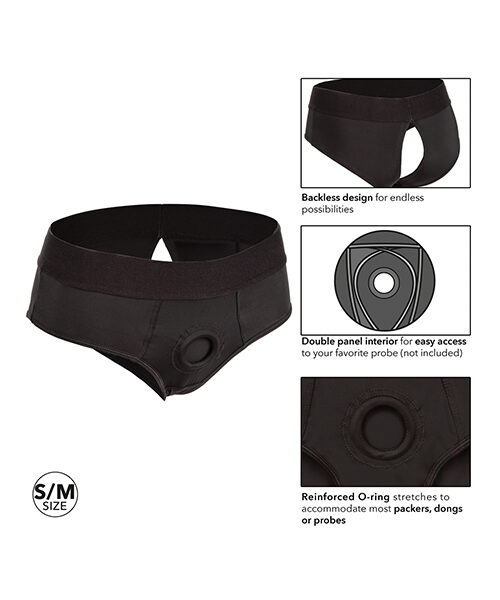 Boundless Backless Brief Harness Black