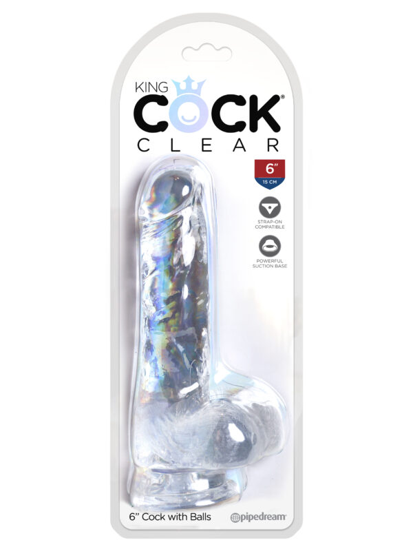 King Cock Clear In Cock W/ Balls