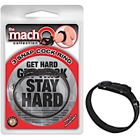 Macho Collection 3 Snap Cock Ring
