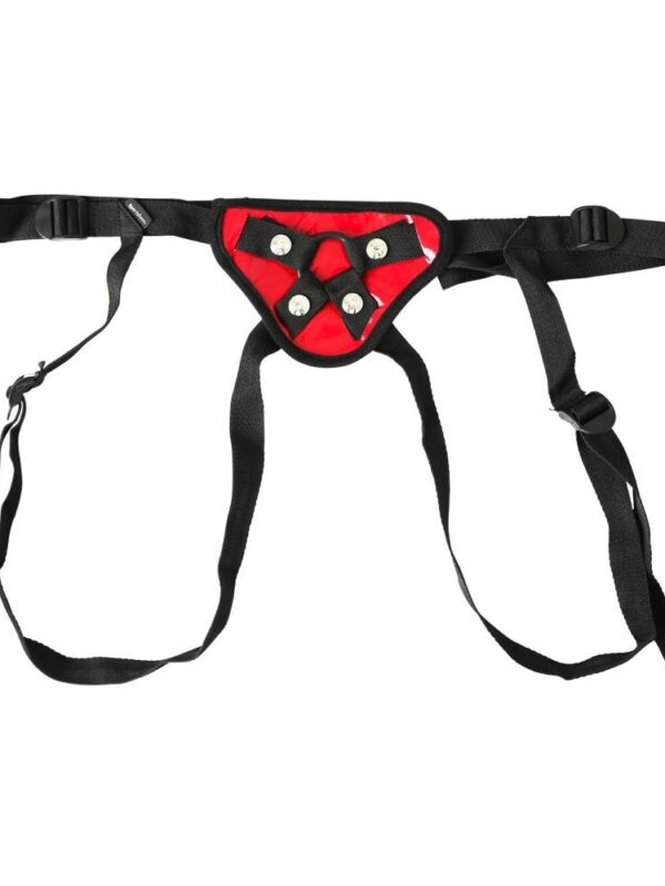 Entry Level  Strap On Harness red