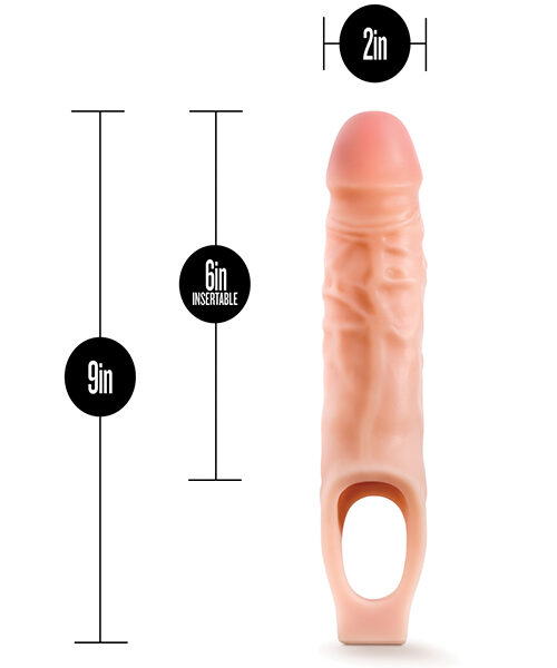Performance Plus Silicone Cock Sheath Penis Extender Vanilla
