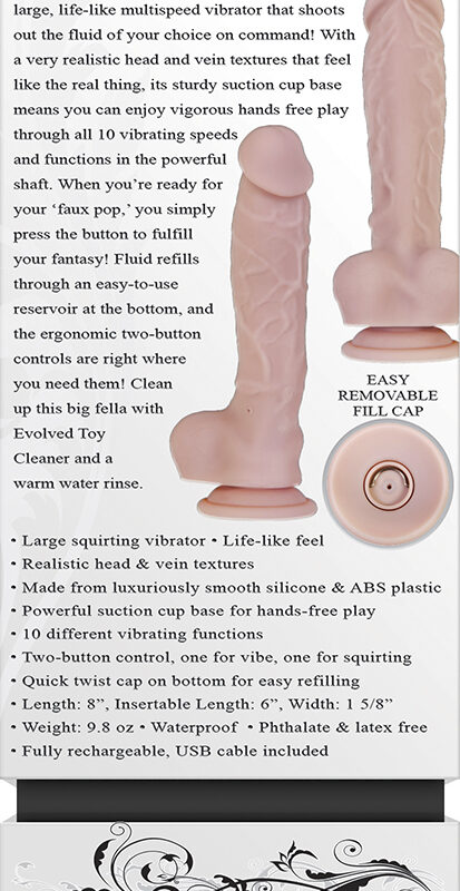 Big Shot Ejaculating Dildos & Vibrating Ultra Realistic Dildo