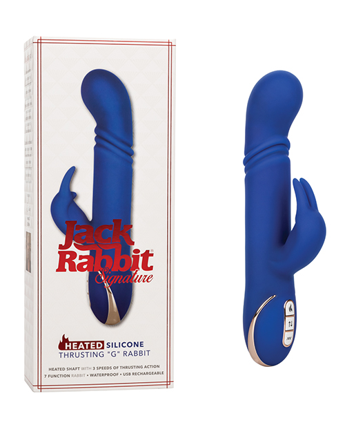 Jack Rabbit Signature Heated Silicone Thrusting G Rabbit Sex Toy