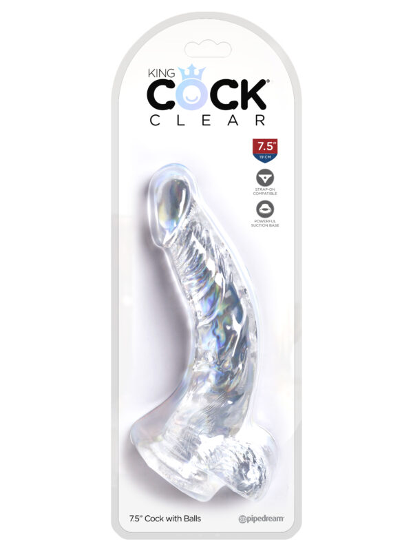 King Cock Clear In Cock W/ Balls