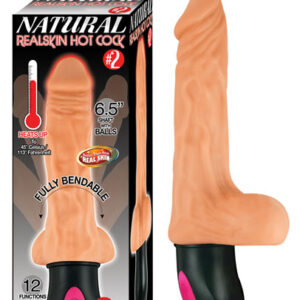 Natural Realskin Hot Cock #2 6.5 Flesh "
