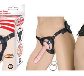 All American Whoppers 5" Straight Dong & Universal Harness