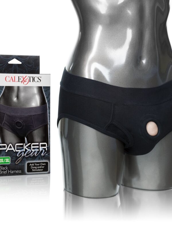 Packer Gear Black Brief Harness